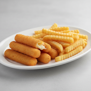 Cheese Sticks and French Fries Cheese Sticks and French Fries