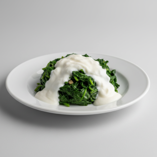 Spinach with Yogurt Sauce Spinach with Yogurt Sauce