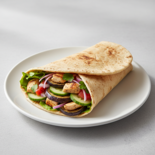 Chicken & Eggplant Wrap Chicken & Eggplant Wrap