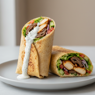 Chicken & Beef Wrap Chicken & Beef Wrap