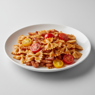 Bow Tie With Amatriciana and Tomatoes