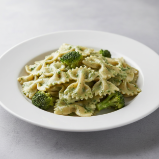 Bow Tie With Spinach Ricotta and Broccoli