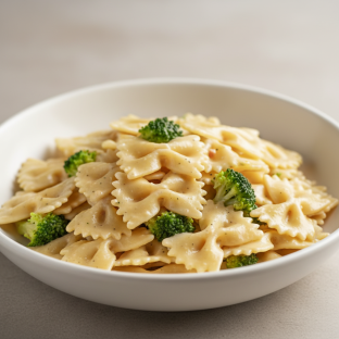 Bow Tie With Quattro Formaggi and Broccoli