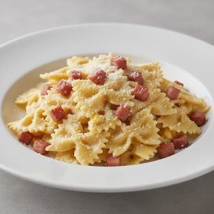 Bow Tie With Carbonara