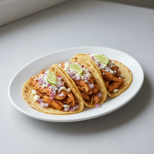 Three Corn Tortilla Tacos