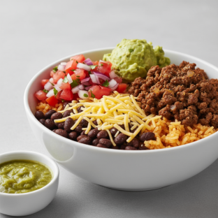 Carne Molida Burrito Bowl