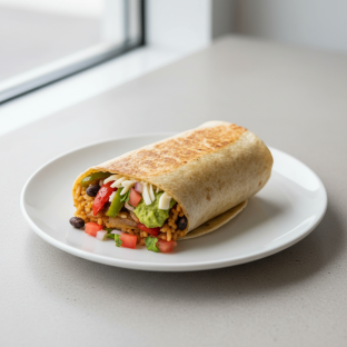 Veggie Fajitas Burrito