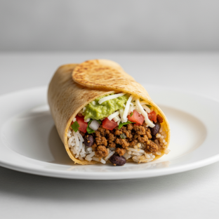 Carne Molida Burrito