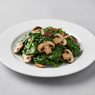 Mushroom and Spinach