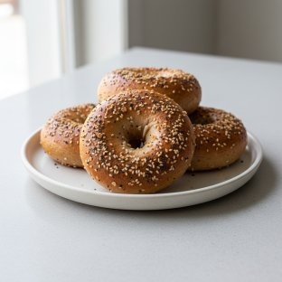 Wheat Everything Bagels Wheat Everything Bagels