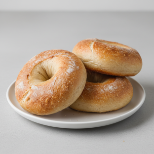 Sourdough Plain Bagels Sourdough Plain Bagels