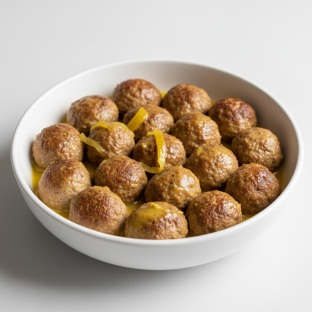 Lamb Meatballs With Lemon Sauce (small)