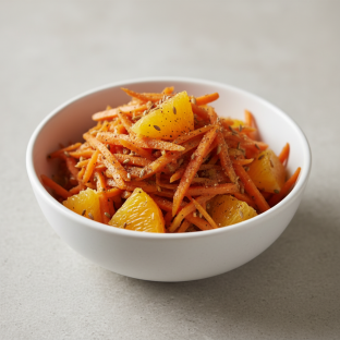 Speciality Salad — Moroccan Spice Carrot and Orange (small)