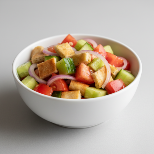 Speciality Salad — Fattoush, Cucumber, Tomato, Onions (small)