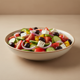 Speciality Salad — Greek, Veggies, Feta, Kalamatas (large)