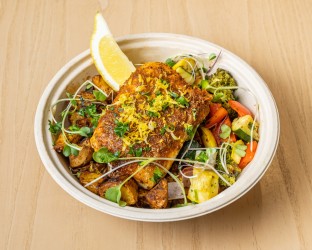 Bayou Flame Fish Bowl - Roasted Potatoes
