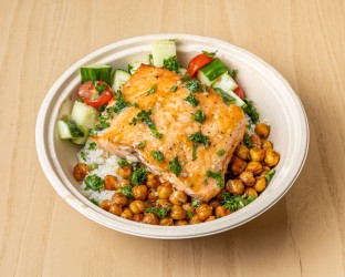 Golden Coast Salmon Bowl - Rice