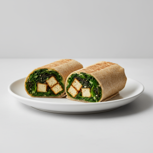 Tokyo Supergreens with Organic Sesame Tofu Wrap