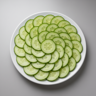 Sliced Cucumbers