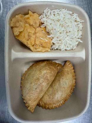 Beef Empanadas, Chipotle Potatoes and Arroz Blanco