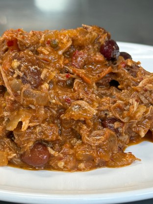 SIDE BOXED MEAL: Pork Ropa Vieja