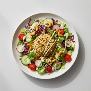 Vegan India Salad Platter Vegan India Salad Platter