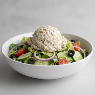 Garden Salad - Caesar With Chicken Salad Garden Salad - Caesar With Chicken Salad
