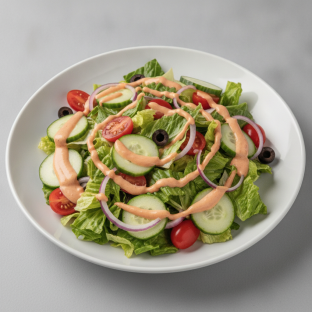 Garden Salad - Russian Garden Salad - Russian