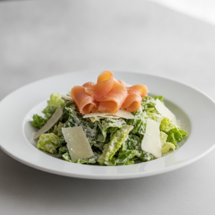 Caesar Salad With Smoked Salmon Caesar Salad With Smoked Salmon