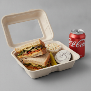 Sandwich Boxed Lunch — The Veggie Sandwich / Regular Soda Sandwich Boxed Lunch — The Veggie Sandwich / Regular Soda
