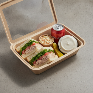 Sandwich Boxed Lunch — The Old-School Tuna Sandwich / Regular Soda Sandwich Boxed Lunch — The Old-School Tuna Sandwich / Regular Soda