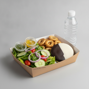 Garden Salad Boxed Lunch — Balsamic Vinegar & Olive Oil / Black & White Cookie / Bottled Water Garden Salad Boxed Lunch — Balsamic Vinegar & Olive Oil / Black & White Cookie / Bottled Water