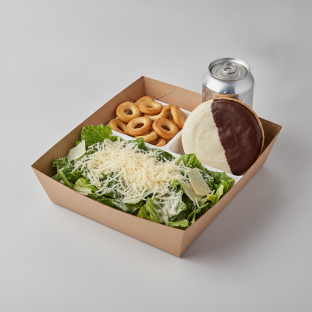 Caesar Salad Boxed Lunch — Black & White Cookie / Regular Soda Caesar Salad Boxed Lunch — Black & White Cookie / Regular Soda