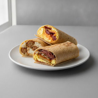 Classic Wrap Breakfast Platter - Classic Bacon, Sausage, Pastrami