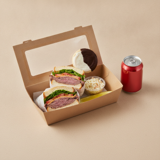 Sandwich Boxed Lunch — The RB Prime Sandwich / Regular Soda Sandwich Boxed Lunch — The RB Prime Sandwich / Regular Soda