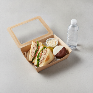 Sandwich Boxed Lunch — The Old-School Tuna Sandwich / Bottled Water Sandwich Boxed Lunch — The Old-School Tuna Sandwich / Bottled Water