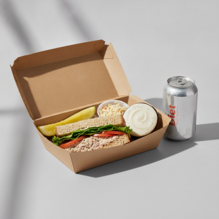 Sandwich Boxed Lunch — The Old-School Tuna Sandwich / Diet Soda Sandwich Boxed Lunch — The Old-School Tuna Sandwich / Diet Soda