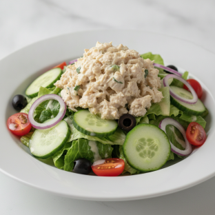 Garden Salad - Caesar With Chicken Salad Garden Salad - Caesar With Chicken Salad