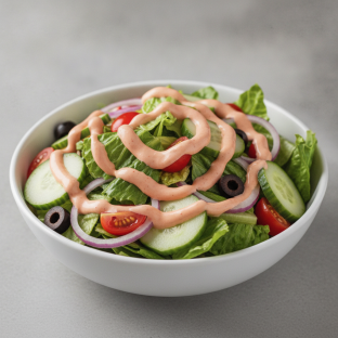 Garden Salad - Russian Garden Salad - Russian