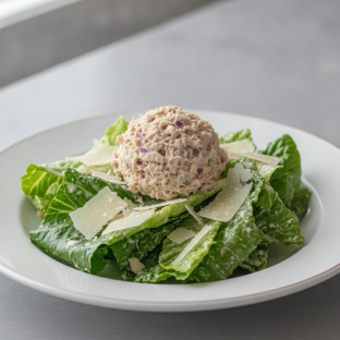 Caesar Salad With Tuna Salad Caesar Salad With Tuna Salad