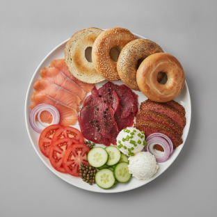 Smoked Salmon Platter - Eastern Nova Scotia Salmon, Gravlax and Pastrami Salmon Smoked Salmon Platter - Eastern Nova Scotia Salmon, Gravlax and Pastrami Salmon
