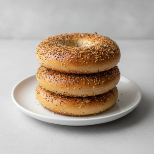 Sourdough Everything Bagels Sourdough Everything Bagels
