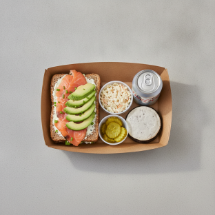 Sandwich Boxed Lunch — The Flatiron Sandwich / Diet Soda