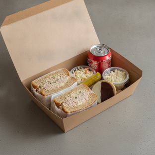 Sandwich Boxed Lunch — Tuna Salad Sandwich / Regular Soda