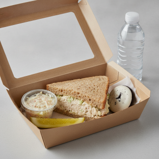 Sandwich Boxed Lunch — Chicken Salad Sandwich / Bottled Water