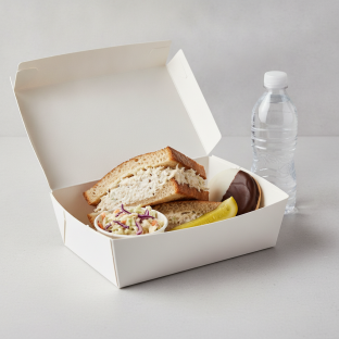 Sandwich Boxed Lunch — Zucker's Classic Whitefish Salad Sandwich / Bottled Water