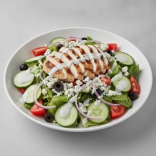 Garden Salad - Blue Cheese With Grilled Chicken