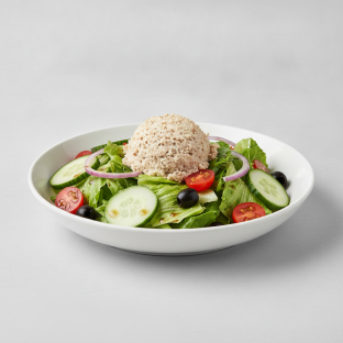 Garden Salad - Balsamic With Tuna Salad