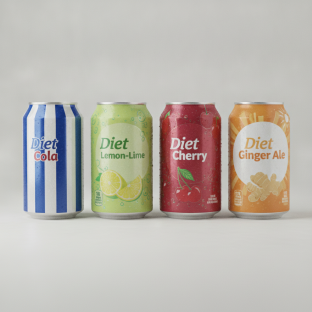 Assorted Individual Diet Sodas