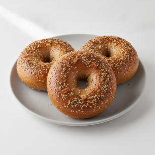 Wheat Everything Bagels